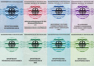Die amtlichen Sportbootführerscheine